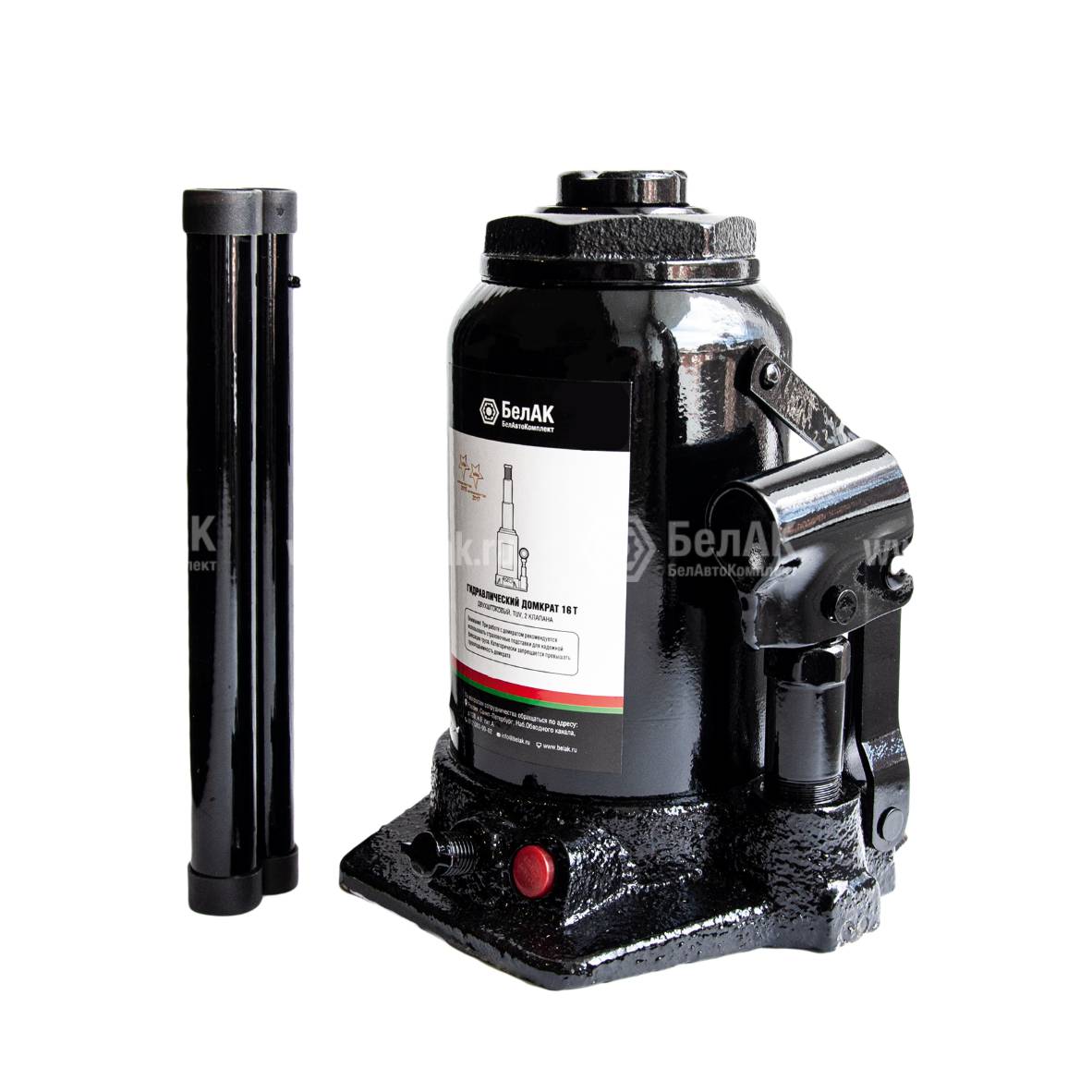 Домкрат 16 тонн двухштоковый (TUV 2 клапана) БелАК в Санкт-Петербурге ...